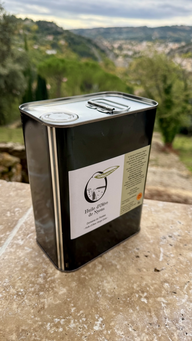 Huile d’olive de Nyons extra vierge AOP - 2L